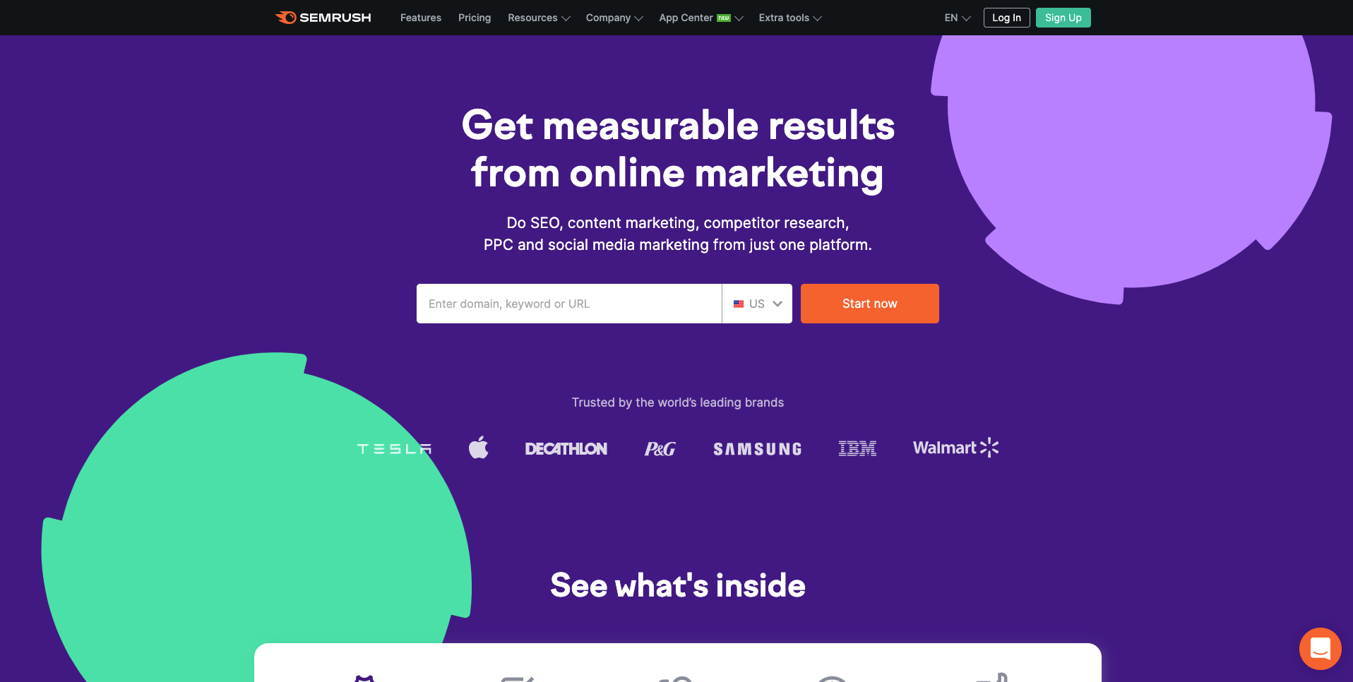 Semrush Reporting Integration - Oviond